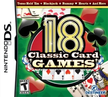 18 Classic Card Games (USA) box cover front